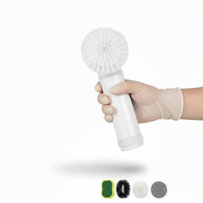 Electric Spin Scrubber 5-in-1 – Bathroom & Home Cleaning Brush with 5 Replaceable Heads
